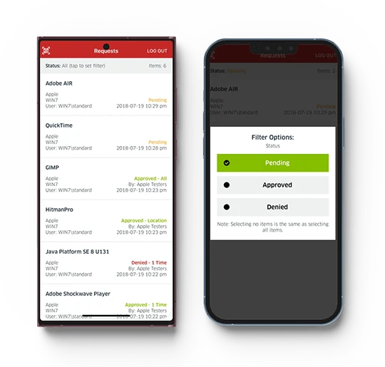 Phone with product demo