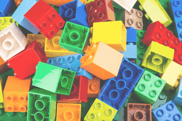 Multicolored Lego blocks