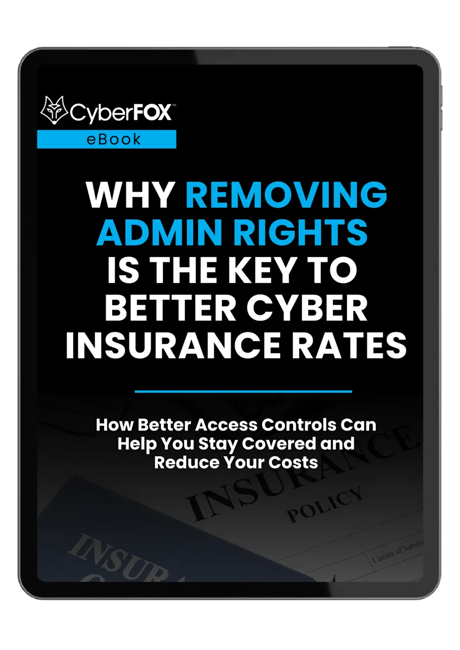 Ebook removing admin rights