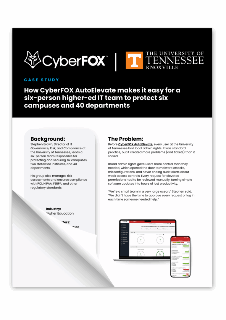 University of Tennessee Case Study CyberFOX AutoElevate
