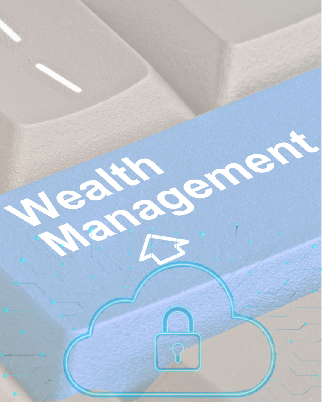 keyword with button that says wealth management